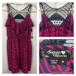 Sequin Hearts NWT Dress Size.. M juniors